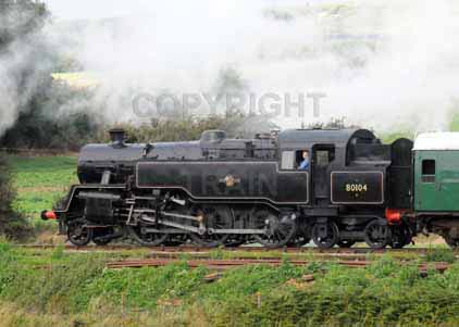 Purchase photo of 80104 4MT at Swanage Railway